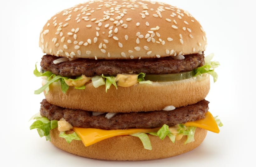A McDonald's Big Mac burger. (photo credit: COURTESY MCDONALDS)