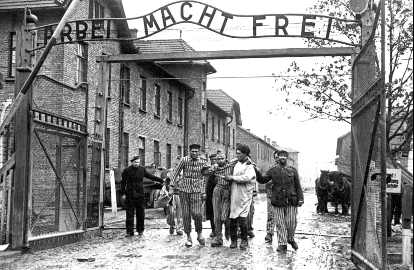 THE LIBERATION of Auschwitz is the opening image of 'Liberation-The First Moments.' (photo credit: Courtesy)