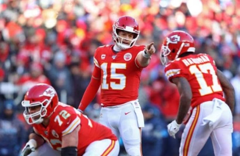 Reigning NFL MVP Patrick Mahomes of the Kansas City Chiefs. (photo credit: REUTERS/USA TODAY)
