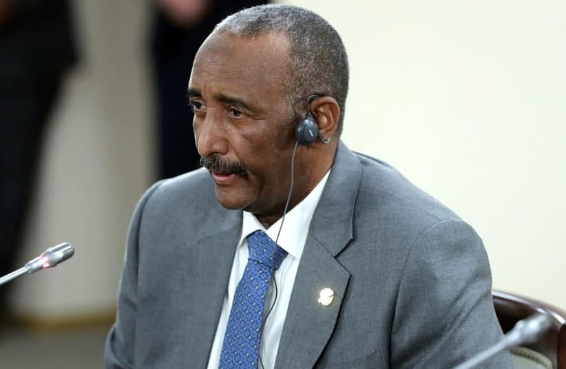 Abdel Fattah al-Burhan, Chairman of the Sovereignty Council of Sudan.  (photo credit: WIKIPEDIA)