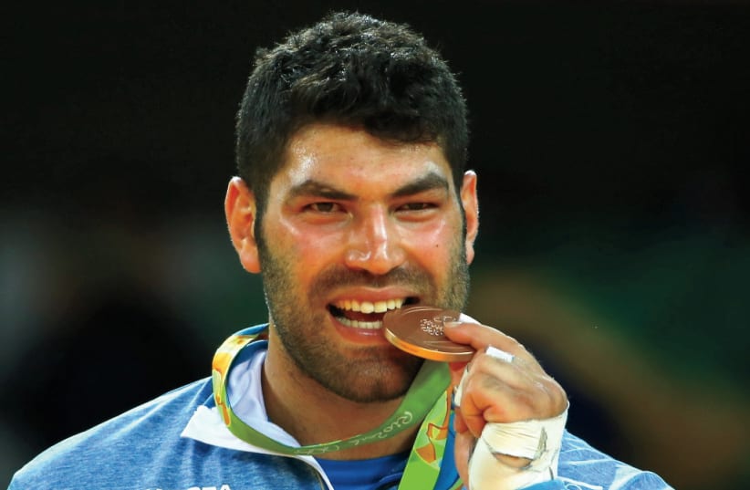 ORI SASSON was the last Israeli to win a medal at Olympics, capturing the bronze in the judo men's heavyweight competition at the 2016 Games in Rio (photo credit: REUTERS)