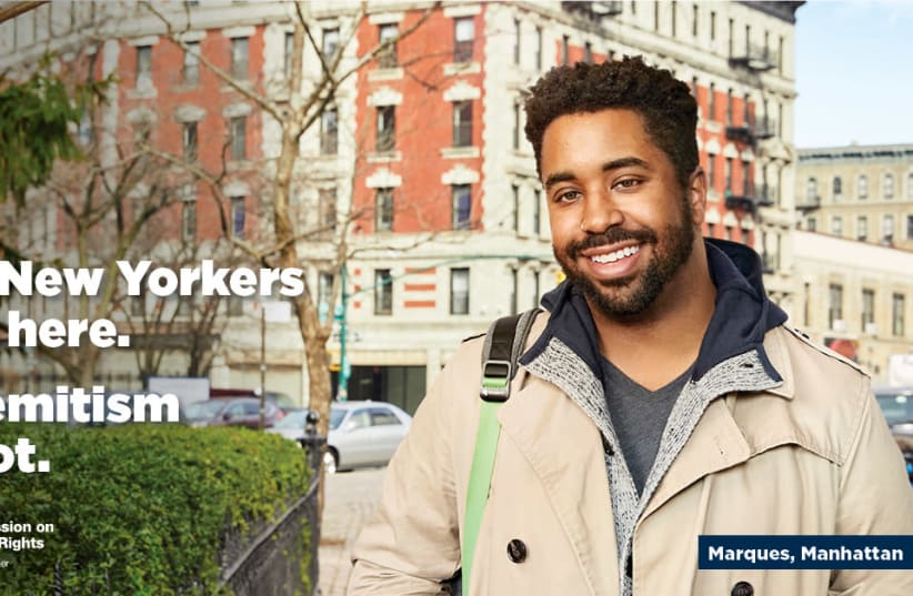Marquis Hollie hopes the campaign can increase awareness of diversity in the community and bring Jews together. (photo credit: NYC COMMISSION ON HUMAN RIGHTS/JTA)