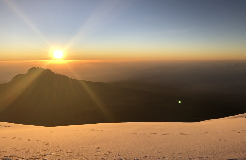 SUNRISE AT Kilimanjaro – the final all-night climb from Kobo Hut to Uhuru Peak. (photo credit: Courtesy)
