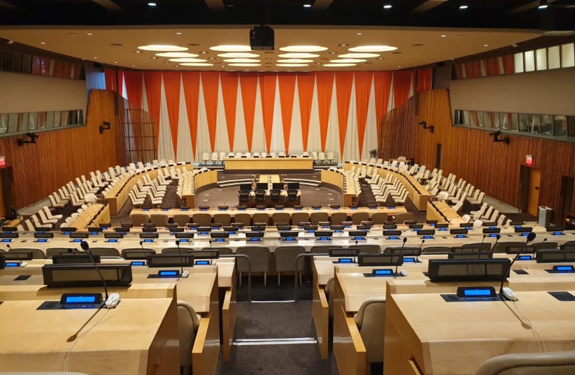 The UN Economic and Social Council (photo credit: TAMAR BEERI)