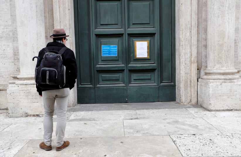 St. Louis of the French church closes in Rome (photo credit: REUTERS)