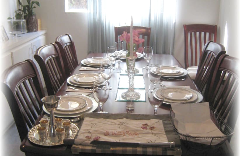 FEEL COMFORTABLE taking a seat at the Israeli Shabbat table, on your terms. (photo credit: FLICKR)