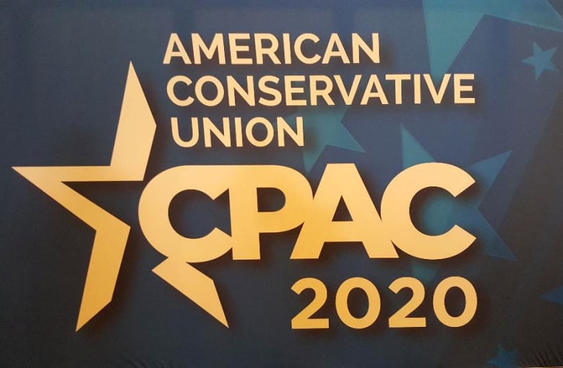 CPAC 2020 logo (photo credit: BRADLEY MARTIN)