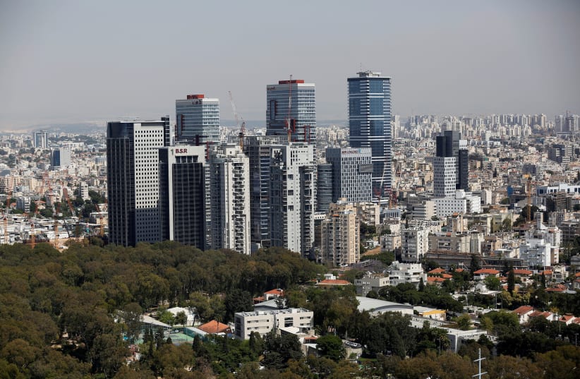 A general view shows the urban landscape of Tel Aviv, Israel May 15, 2019. Picture taken May 15, 2019. (photo credit: CORINNA KERN/REUTERS)