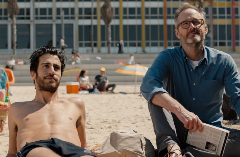 John Benjamin Hickey (right) and Niv Nissim are set to star in the Tel Aviv-based film Sublet from Israeli director Eytan Fox (photo credit: DANIEL MILLER)