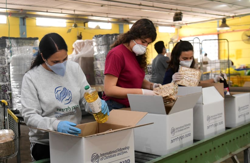 The International Fellowship of Christians and Jews Undertakes Historic Effort to Provide Passover Meals for 215,000 Worldwide During Coronavirus Pandemic  (photo credit: 2020 IFCJ)