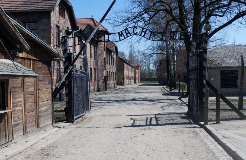 The entrance to Auschwitz (photo credit: AUSCHWITZ MUSEUM)