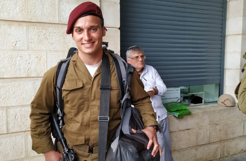DANIEL SIMON, who made aliyah from Spain, is planning to attend IDC Herzliya when he completes his IDF service (photo credit: Courtesy)