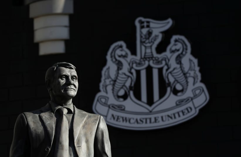 A general view of the Bobby Robson statue outside St James' Park Action (photo credit: LEE SMITH / REUTERS)