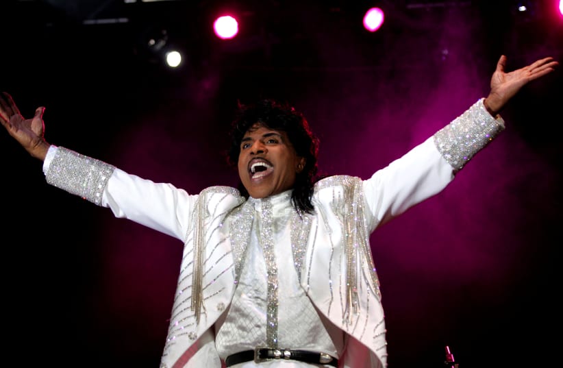 Entertainer Little Richard performs at the Crossroad festival in Gijon, northern Spain, July 23, 2005. (photo credit: REUTERS/ALONSO GONZALEZ)