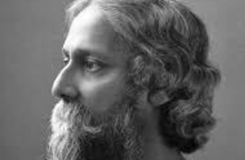 Rabindranath Tagore. legendary Indian thinker and Nobel Prize winner.  (photo credit: WIKIPEDIA)