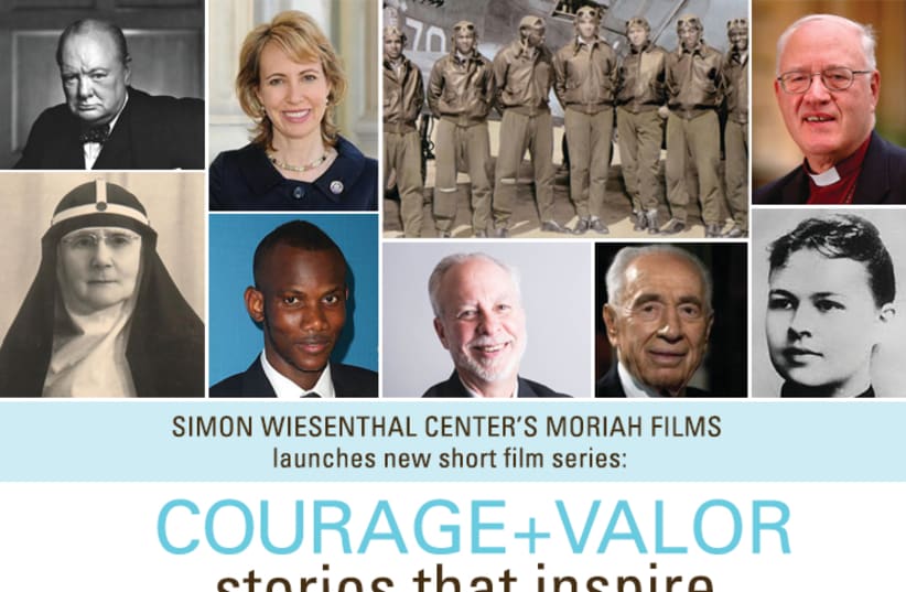 Wiesenthal launches short film series on heroes (photo credit: Courtesy)