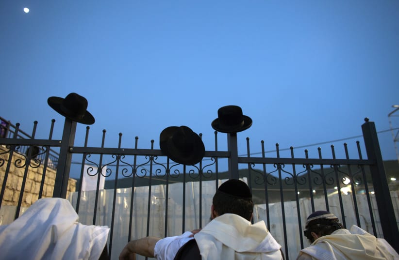 Ultra-Orthodox Jews take part in traditional festivities for Lag Ba'Omer in northern Israel (photo credit: REUTERS)