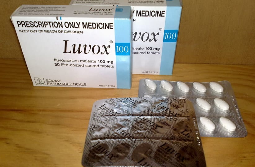 Fluvoxamine sold under the brand name Luvox (photo credit: Wikimedia Commons)
