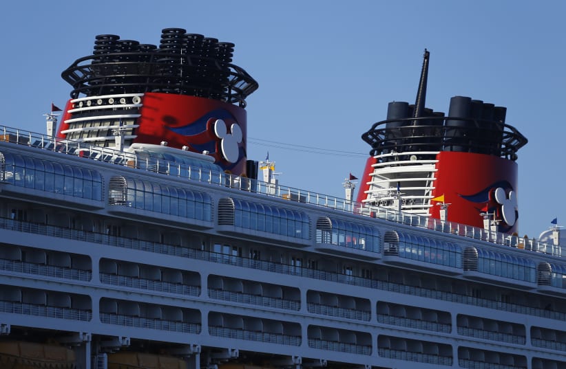 A view of the Disney Wonder cruise ship is seen as it arrives in San Diego, California, beginning the local 2014-15 cruising season in the city September 12, 2014. The city expects thousands of tourists with over 76 ships expected to visit this year.  (photo credit: REUTERS/MIKE BLAKE)
