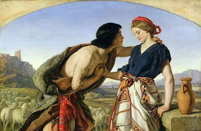 Jacob and Rachel by William Dyce (1853) (photo credit: Wikimedia Commons)