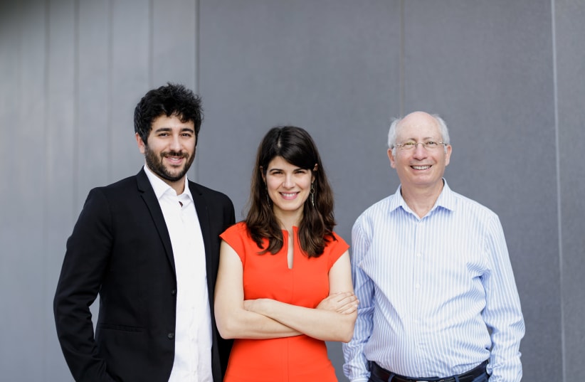 Diagnostic Robotics founders from left, Yonatan Amir, Kira Radinsky and Moshe Shoham (photo credit: Courtesy)