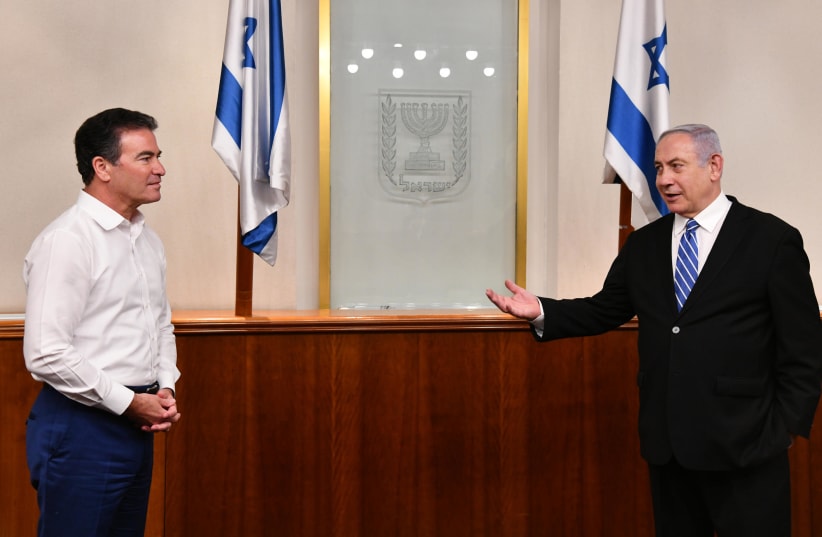 Prime Minister Benjamin Netanyahu meets with Head of Mossad Yossi Cohen (photo credit: HAIM ZACH/GPO)