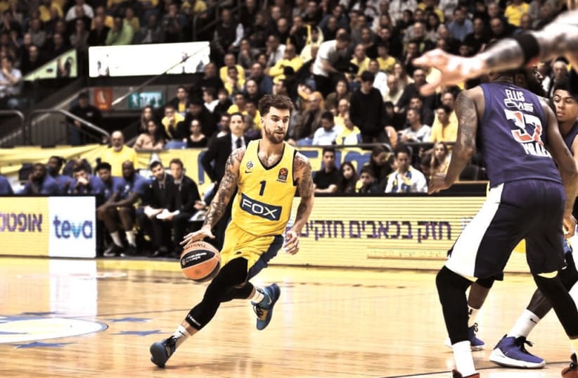 SCOTTIE WILBEKIN and Maccabi Tel Aviv were primed to contend for a Euroleague title, but with the continental season canceled, they will focus on local play. (photo credit: DOV HALICKMAN PHOTOGRAPHY)