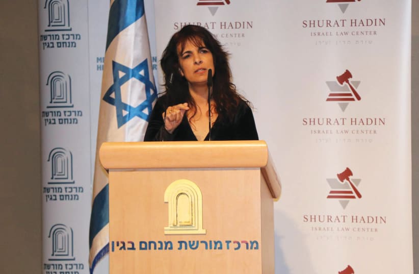 NITSANA DARSHAN-LEITNER, director of Shurat HaDin. (photo credit: SHURAT HADIN)