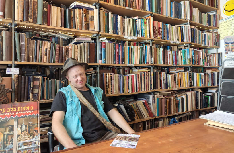 LEOR HOLZER: While his bookstore will remain open, the situation is fragile. (photo credit: YEHUDA SHILO)