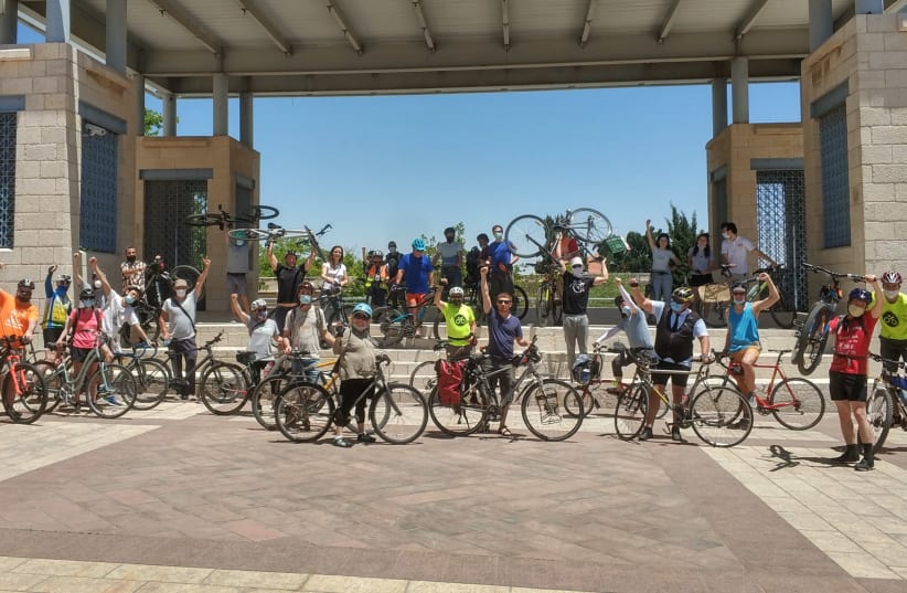 THE CRITICAL Mass bike ride is back. (photo credit: BICYCLES FOR JERUSALEM)