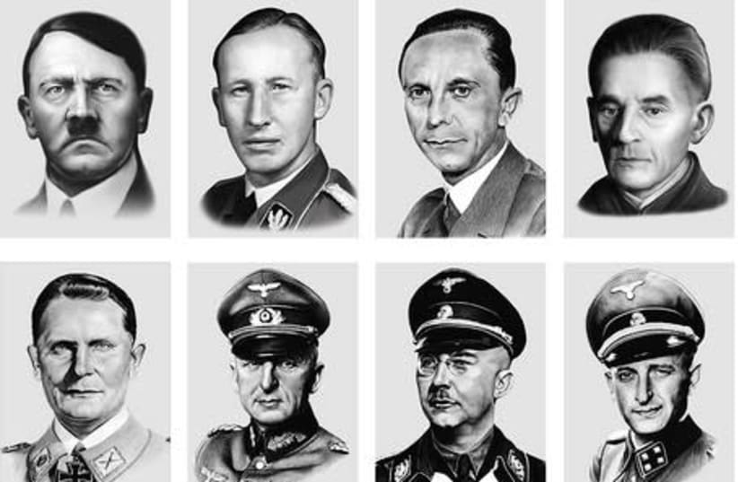 Czech calendar depicting Nazi leaders (photo credit: screenshot)