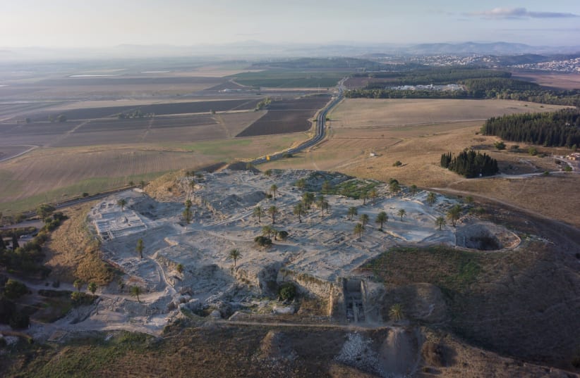 Views of Megiddo, the ancient city from where most of the Canaanite DNA samples were taken. (photo credit: MEGIDDO EXPEDITION)