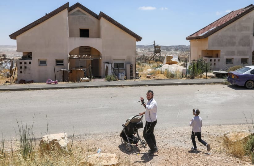Yehoshua Kleinman, a resident of Asfar in Judea. June 3, 2020 (photo credit: MARC ISRAEL SELLEM/THE JERUSALEM POST)