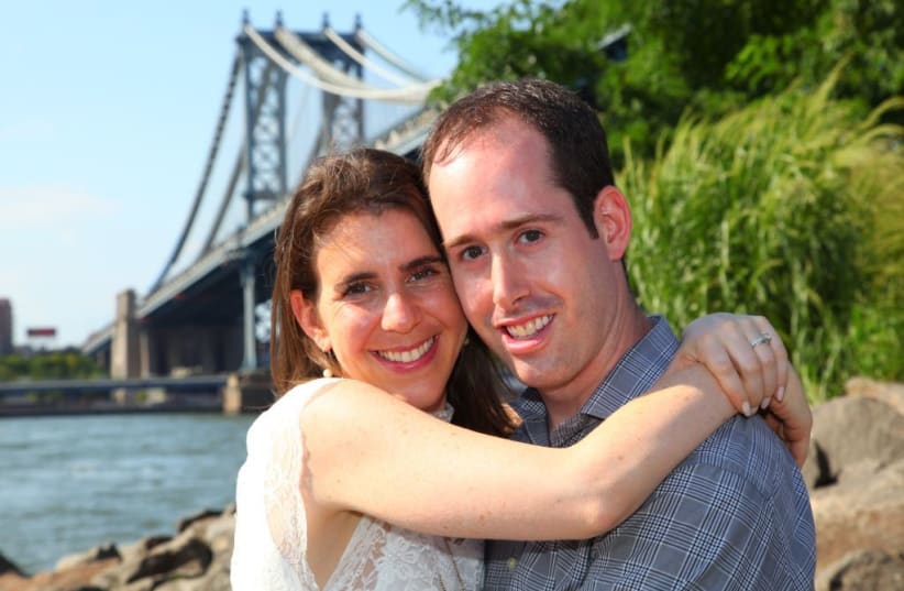 Evan Hershenson and his wife Kimberly (photo credit: Courtesy)