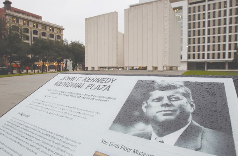 THE JOHN F. Kennedy Memorial Plaza is pictured on the 50th anniversary of Kennedy’s assassination in Dallas. (photo credit: REUTERS)