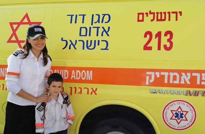 Lital Schertzman, who was trained to be a professional dancer and teacher, is now a Magen David Adom paramedic (photo credit: Courtesy)