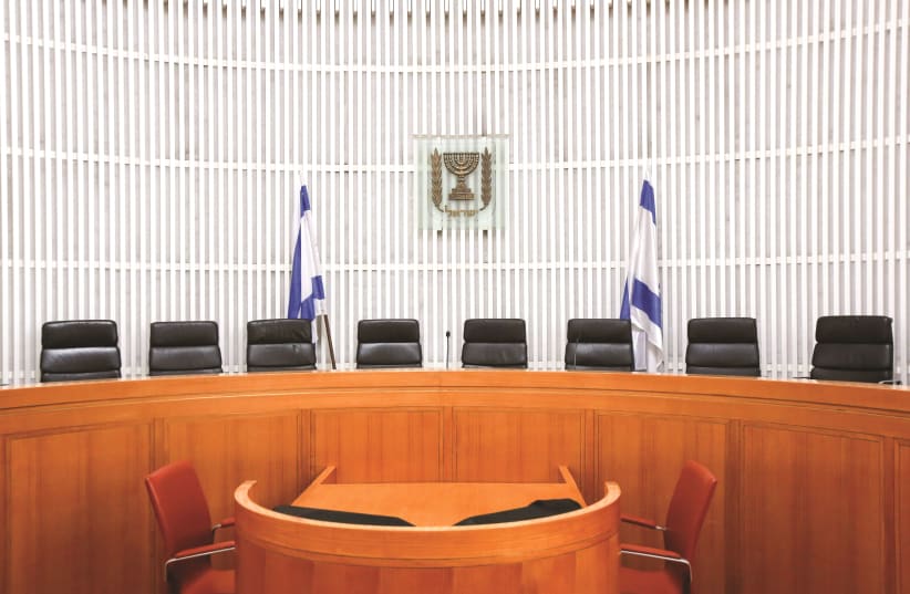 IN RULING the Judea and Samaria Settlement Regulation Law unconstitutional, the court sided not only with leftists who derided its writers’ annexationist motivation, and not only with centrists who lamented its damage to Arab-Jewish relations, but also with big-time conservatives, like Menachem Begi (photo credit: MARC ISRAEL SELLEM/THE JERUSALEM POST)