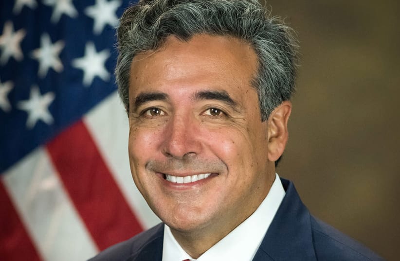 United States Solicitor General Noel Francisco is seen in an undated U.S. Justice Department handout photo released in Washington, U.S., September 24, 2018 (photo credit: US JUSTICE DEPARTMENT/HANDOUT VIA REUTERS)