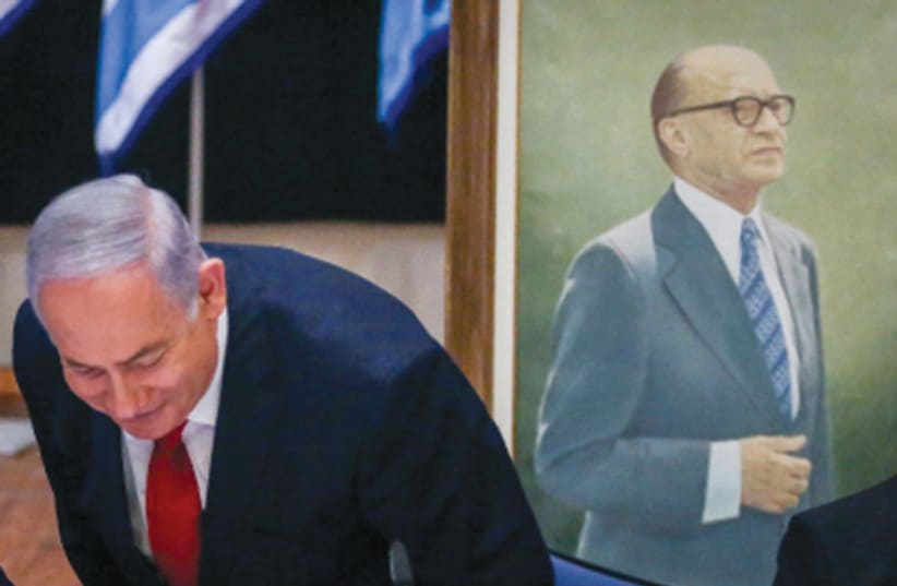 ‘NETANYAHU IS no Begin. Netanyahu is not made from the same material that makes someone a successful politician, who wins at the polling stations and serves as a national leader.’ (photo credit: MARC ISRAEL SELLEM/THE JERUSALEM POST)