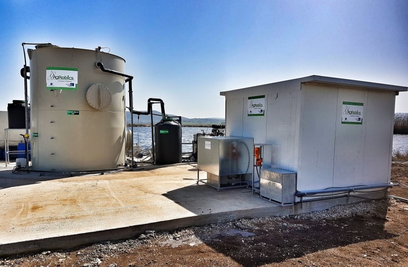 An AgRobics wastewater treatment facility (photo credit: AGROBICS)