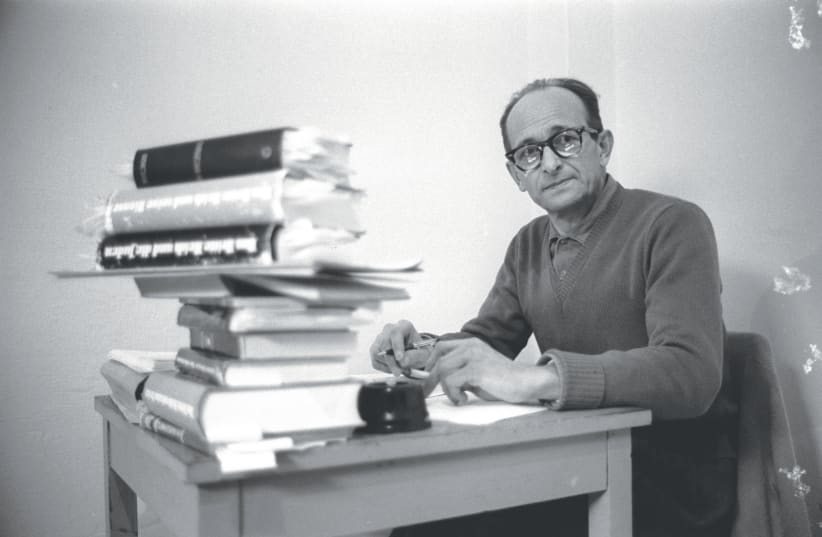 POKER FACE: Adolf Eichmann (photo credit: JOHN MILLI)