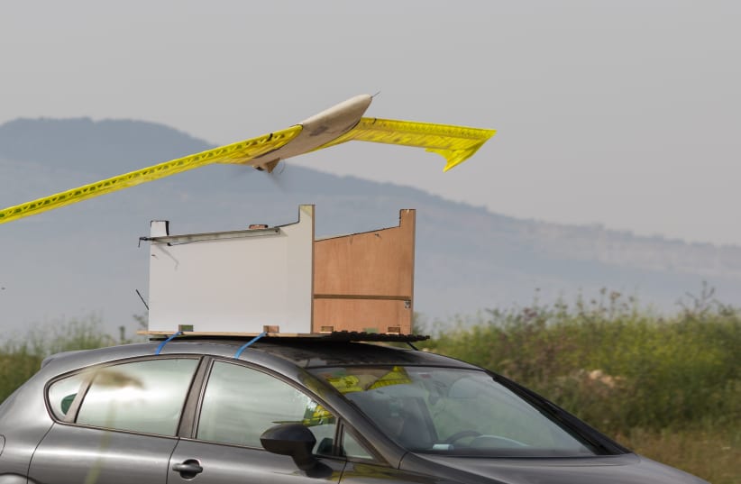 The printed airplane (photo credit: TECHNION SPOKESPERSON'S OFFICE)