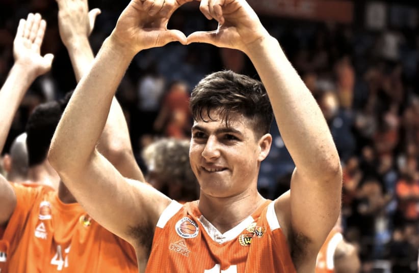 AFTER STARTING his hoops career with Hapoel Jerusalem, small forward Adam Ariel has blossomed into a valuable player with Maccabi Rishon Lezion. (photo credit: DOV HALICKMAN PHOTOGRAPHY)