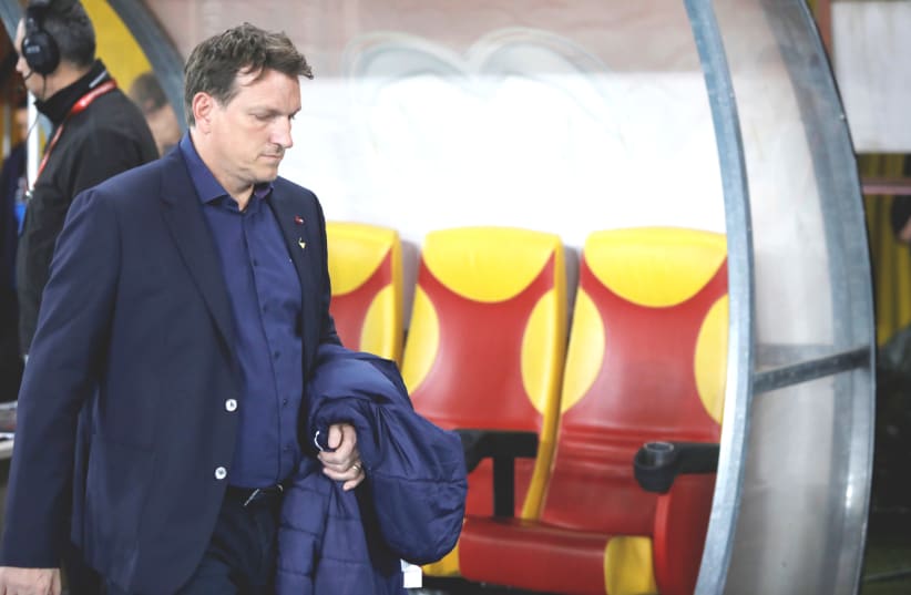 JUST UNDER two years after becoming Israel's National Team coach, Austrian Andy Herzog has decided to step down from the position to pursue new opportunities.  (photo credit: REUTERS)