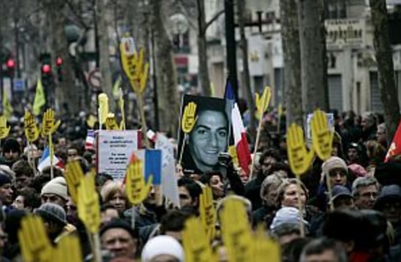 paris march halimi 298 (photo credit: AP)