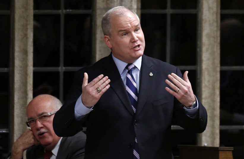 Canada's Veterans Affairs Minister O'Toole speaks in the House of Commons in Ottawa (photo credit: REUTERS)
