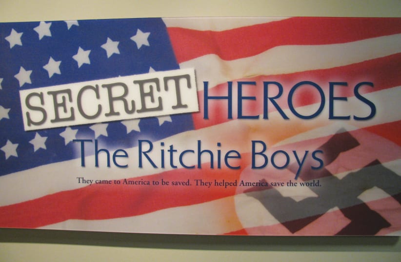 THE RITCHIE BOYS interrogated Nazis for intelligence. This book follows the life of Günther Stern, who was one of the Ritchie Boys (photo credit: DEFENSE.GOV)