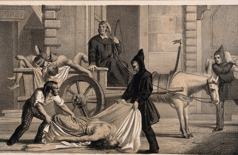 Cholera pandemic of 1835 (photo credit: Wikimedia Commons)