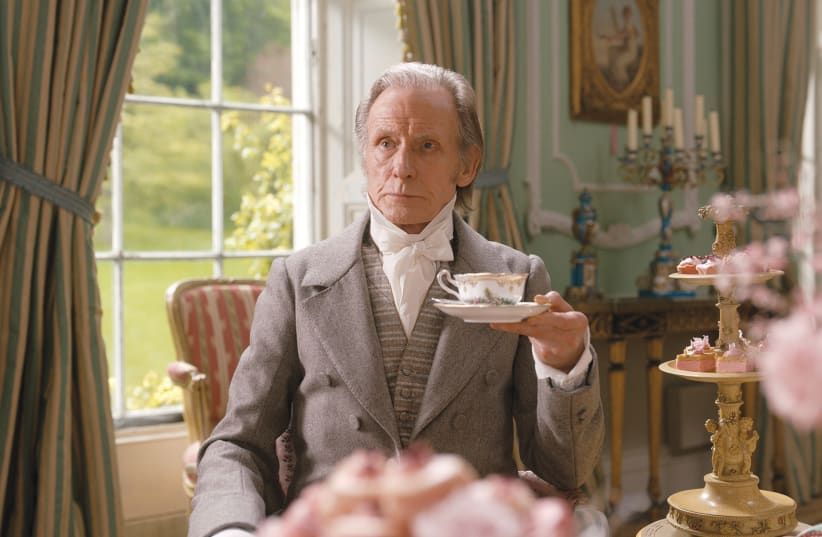 BILL NIGHY gives a characteristically prickly and entertaining performance in ‘Emma.’  (photo credit: COURTESY OF YES)