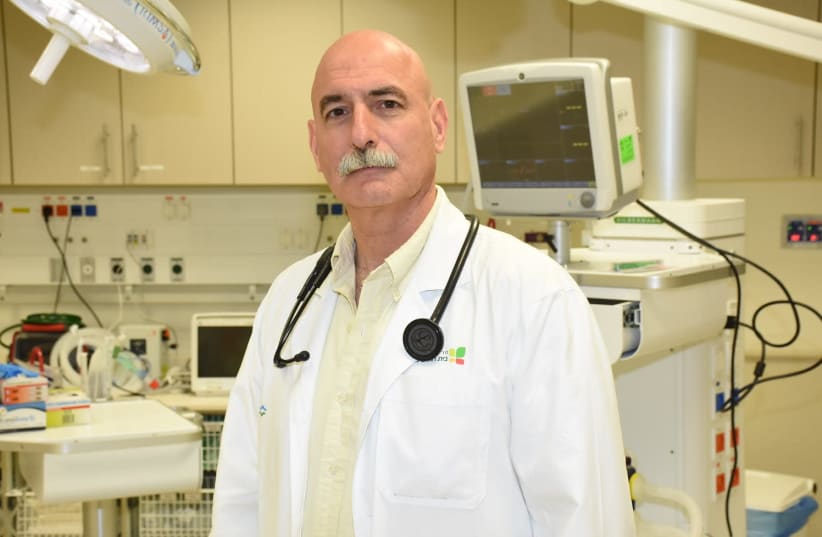 Professor Mike Drescher, Chief of Emergency Medicine at Beilinson Hospital and chairman of the Israel Association of Emergency Medicine (photo credit: AVIV CHOFI)